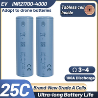 HYL IMR18650 21700 40PL 25C/125A LiNiMnCoO2 Katoda 1200 Siklus Baterai Pengganti Drone Cross Kompatibel VTC6A 40T JP40 50PL