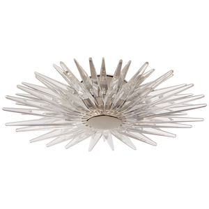 America Spark Round Led Hanging Lamp Starburst Sputnik Sun Lustre boule en laiton acrylique Restaurant Bed Room Pendant Light - Product Image 3