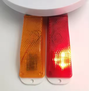 Feu de signalisation solaire LED pour garde-corps, clignotant rouge et ambre, pour barrière de sécurité routière et clôture de chantier - Product Image 2