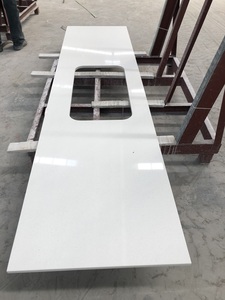 Mặt Bàn Thạch Anh Trắng Pha Lê Chất Lượng Cao, Mặt Bàn Bếp Bằng Đá Nhân Tạo - Product Image 6