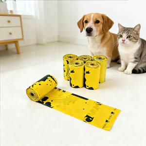 Échantillon Gratuit – Sac jetable personnalisé en EPI/PE pour déjections canines avec logo de marque privée, sacs écologiques pour déjections canines compostables - Product Image 1