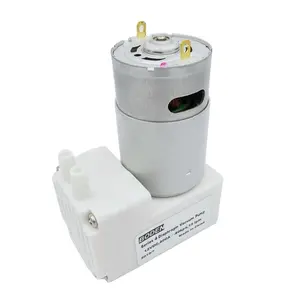 Minibomba de vácuo de diafragma elétrica, 6 v 12v 24 volts de alta pressão dc mini