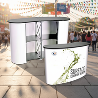 Table de promotion en aluminium populaire, comptoir de bar portable, table pliante portable