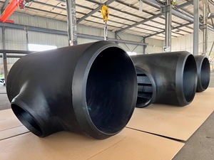 Mông hàn ANSI b16.9 phụ kiện đường ống đường kính lớn giảm <span class=keywords><strong>TEE</strong></span> Carbon thép bằng <span class=keywords><strong>TEE</strong></span> liền mạch BW <span class=keywords><strong>Tee</strong></span> - Product Image 3