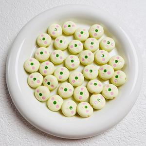 Mode Bubblegum 16mm forme ronde avec point boule lisse en plastique acrylique perles en vrac pour bijoux à bricoler soi-même matériaux de chaîne de téléphone - Product Image 3