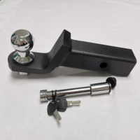 Attelage de remorque pour camion, barre de remorquage de 2 pouces, boule de remorquage et goupille pour remorquage, boule de remorquage de 50 mm