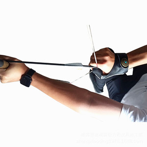 Gants de protection pour les doigts en cuir de vachette pour tir à l'<span class=keywords><strong>arc</strong></span>, pour adultes, pour <span class=keywords><strong>arc</strong></span> classique, tir sur cible 3D, chasse - Product Image 3