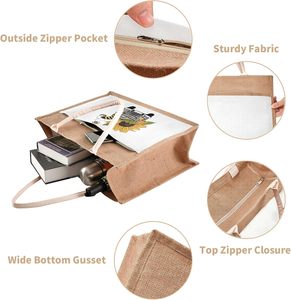 Sac fourre-tout en jute fait main pour femmes avec <span class=keywords><strong>message</strong></span> personnalisé et design luxueux en cadeau - Product Image 2