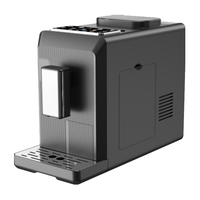 Machine à expresso entièrement automatique du grain à la tasse, panneau de commande tactile, cafetière tout-en-un à une touche, moulin intégré, acier inoxydable