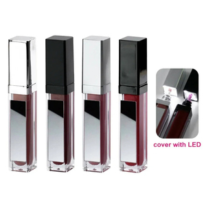 Gloss à lèvres avec lumière LED et miroir, rouge à lèvres liquide brillant, couleurs personnalisées, gloss à lèvres avec logo personnalisé - Product Image 3