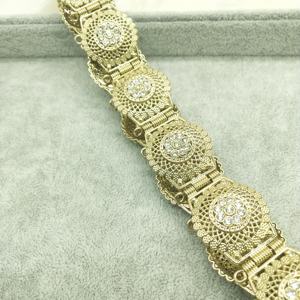 C Grande Taille Full Rhinestone Maroc <span class=keywords><strong>Ceinture</strong></span> Or Argent Couleur <span class=keywords><strong>Caftan</strong></span> Chaîne De Taille Ethnique Bijoux De Mariage En Gros - Product Image 2