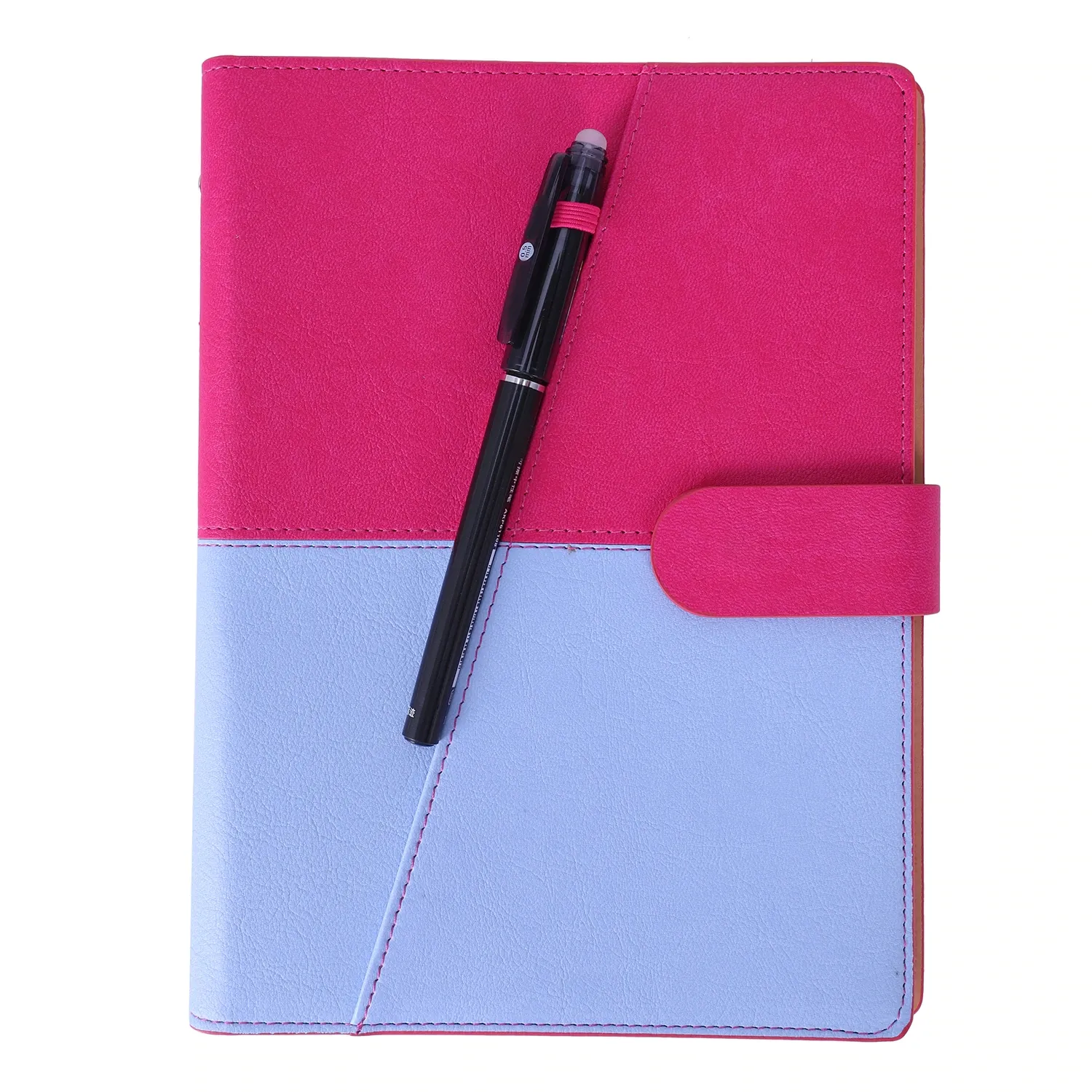 PU Leather Erasable Pen Intelligent App Scan Writing Saving Erasable Reusable A5 Notebook Ring Binder