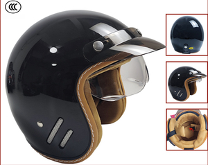 Casco de Motocross Abierto 3/<span class=keywords><strong>4</strong></span> Retro, Homologado por <span class=keywords><strong>DOT</strong></span> y ECE, ABS, Nuevo, Certificado 3C, para Todas las Estaciones, Seguro para Conducir Motos y Scooters - Product Image 5