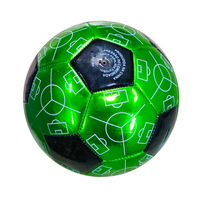 Machine d'entraînement de surface brillante en cuir PVC Laser Metal Feeling Taille 5 Football de football cousu