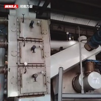 Réacteur de pyrolyse pour la transformation de produits plastiques à coût contrôlable, pneus usagés, déchets domestiques, boues d'huile lubrifiante en huile combustible
