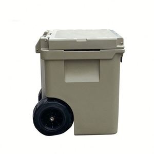 Nevera Portátil PoeticExist de 45L con Ruedas, Moderna y Multifuncional para Acampar al Aire Libre, Conserva Bebidas y Alimentos Calientes o Fríos - Product Image 3