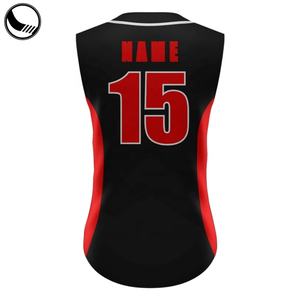 เสื้อเบสบอลแบบติดกระดุมผู้ชาย แขนกุด เสื้อเบสบอลแบบสั่งทำพิเศษ - Product Image 2