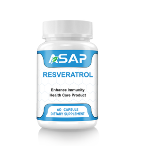 Capsules de resvératrol pur de qualité cosmétique Capsules d'extrait de raisin de resvératrol de peau de supplément OEM - Product Image 2