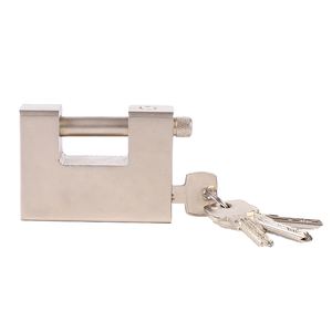 Candado de Seguridad Rectangular de Hierro Niquelado de Alta Resistencia de Fábrica FEIHUAN, Cilindro de Latón de Alta Calidad - Product Image 1