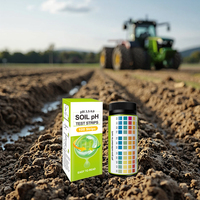 Kit de prueba de pH del suelo portátil para agricultura y análisis de agua-Kit de prueba de suelo preciso para uso en granja/jardín