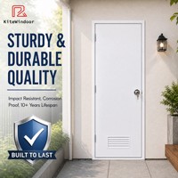 Portes extérieures et intérieures en PVC blanc, double vitrage, cadre à battants, portes d'entrée, portes françaises résidentielles, portes de patio, autres portes