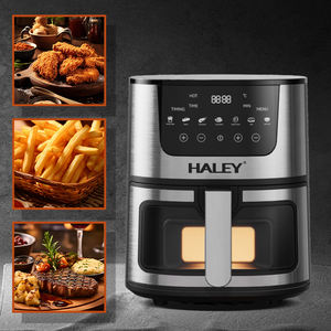 HALEY <span class=keywords><strong>Friteuse</strong></span> à air chaud de haute qualité, sans huile, à vapeur, sans revêtement en acier inoxydable, personnalisée, <span class=keywords><strong>7</strong></span> <span class=keywords><strong>litres</strong></span>, 8L - Product Image 3