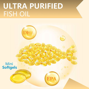 Cápsulas de aceite de pescado omega 3 de marca privada OEM, 1000 mg, que favorecen la salud del corazón y el cerebro, suplementos dietéticos de aceite de pescado en cápsulas. - Product Image 3