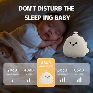 Lime à ongles électrique rechargeable par USB pour <span class=keywords><strong>bébé</strong></span>, <span class=keywords><strong>kit</strong></span> de protection de sécurité 6 en 1, moteur silencieux pour bébés de 0 à 12 mois, plastique ABS BESTWINGS - Product Image 5