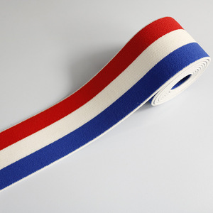 Supply Golden Supplier Yellow Elastic Rubber Band Reasonable Price Elastic Band Polyester 1.5 <strong>Inch</strong> Striped Elastic - Product Image 2