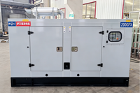 Alternateur Weichai 50Hz triphasé 200kW/250kVA super silencieux 100% cuivre certifié ISO CE, générateur de marque reconnue à l'échelle internationale