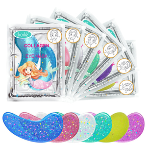 Nouveautés Masque hydratant pour les yeux Crystal Collagen Patches sous les yeux Paillettes Or 24k Coussinets sous les yeux avec étoiles - Product Image 6
