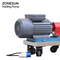 ZONESUN ZS-GFP1 automatique cosmétiques shampooing Lotion épaisse liquide pâte transfert entraînement engrenage pompe d'alimentation pour Machine de remplissage