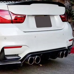 For M3 M4 F80 F82 2014-2018 V Style Carbon Fiber Rear Lip Rear Diffuser Bumper Lip - Product Image 6