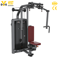 Machine à Pectoraux Commerciale Haut de Gamme Réglable en Acier 1445*1310*2030mm, Cadre Ultra-Robuste 228kg, Pile de Poids 80kg, Musculation Poitrine de Premier Ordre