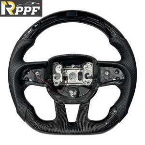 Volante de Fibra de Carbono RPPF de Alta Calidad y Bajo <span class=keywords><strong>Precio</strong></span> con Forjado Regular para <span class=keywords><strong>Dodge</strong></span> Charger 2015+ / <span class=keywords><strong>Dodge</strong></span> (SRT) <span class=keywords><strong>Challenger</strong></span> - Product Image 1