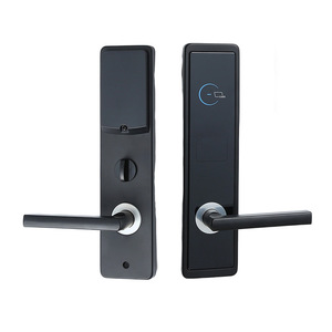 Wenxun Smart Door <b>Lock</b> J023T Electronic Magnetic Card <b>Lock</b> With Mechanical <b>Key</b> For Hotel Apartment Rental Wooden Door - Product Image 4