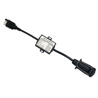 Amerikanischer 4Pin Anhänger Stecker nach Europa 7Pin Anhänger Sokcet Anhänger Adapter Anschluss für Auto