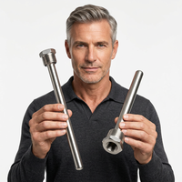 Capteur de température Siemens QAE avec sonde en acier inoxydable 304, profondeur d'insertion non standard, filetage personnalisé, Chine continentale