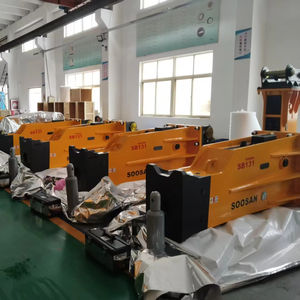 ค้อนคอนกรีตหินใหม่สำหรับ SB131ไฮดรอลิกเบรกเกอร์เครื่องยนต์แกนผ่านการรับรอง CE 2833kg น้ำหนักการดำเนินงานสำหรับรถขุด - Product Image 1