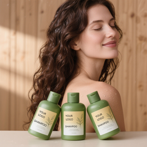 Arraincosm Ensemble de soins de luxe à base de plantes Anti-pelliculaire organique huileux Fluffy Sulfate Free Romarin Citronnelle Gingembre Shampooing Après-shampooing - Product Image 1