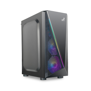 MANMU Fábrica al por mayor <span class=keywords><strong>Gaming</strong></span> <span class=keywords><strong>Cpu</strong></span> Case Gabinete Precio barato Mid Tower Desktop <span class=keywords><strong>Computer</strong></span> Case con panel lateral MATX PC Case - Product Image 2