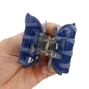 Fermagli per Capelli Retrò Geometrici Incrociati, Eleganti e Versatili con Motivo a Farfalla - Product Image 3