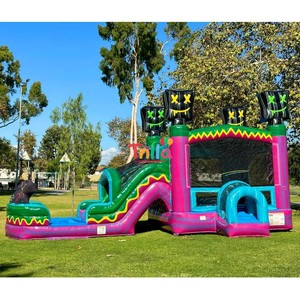 Structure gonflable aquatique robotisée <span class=keywords><strong>Bot</strong></span> Bounce House avec double piste à vendre - Product Image 4