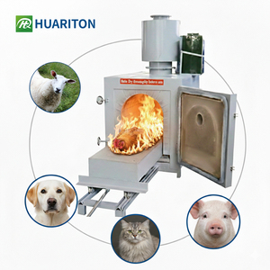 Machine de crémation professionnelle pour chiens et chats, alimentée par moteur, incinérateur portable pour déchets animaux, homologué CE, capacité de 10 kg, 220V/380V - Product Image 2