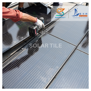 EEG Germany <strong>High</strong> <strong>Efficiency</strong> <strong>Solar</strong> Photovoltaic BIPV <strong>Solar</strong> <strong>Module</strong> Integrated &amp; Roof Tile 2 in 1 <strong>Solar</strong> Roof Tiles for Residential - Product Image 1