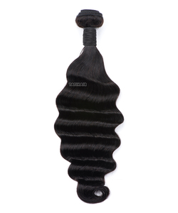 Extensiones de Cabello Humano Virgen Camboyano Remy, Cabello Suelto Profundo-10A, Máquina de Tejer Cabello, Doble Trama, 100 gramos - Product Image 3