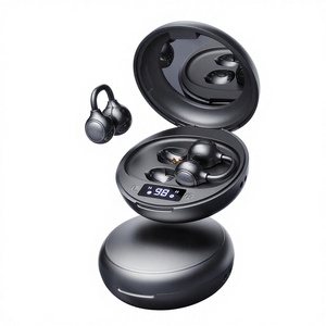 หูฟังสองคู่ รุ่น M156 BT5.4 OWS หูฟังไร้สายขนาดเล็กสำหรับนอนหลับ เสียงคุณภาพสูง HiFi สเตอริโอ พร้อมระบบตัดเสียงรบกวนสำหรับเล่นกีฬา - Product Image 1