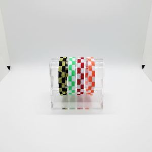 Cordones Planos a Cuadros de 8mm de Ancho, 80-160cm, Cordones de Poliéster Coloridos para Zapatillas, Venta al Por Mayor de Fábrica - Product Image 1