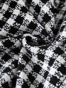 <span class=keywords><strong>Veste</strong></span> d'<span class=keywords><strong>hiver</strong></span> pour bébé fille en tissu pied-de-poule en peluche avec col à revers et boutons, manches longues, avec chapeau, 100% polyester - Product Image 5