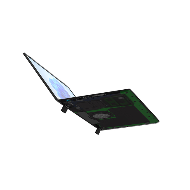 Wholesale14-inch Portable Monitor With Laptop With Keyboard Game IPS Sreen Mobile Phone Laptop Transparent Design